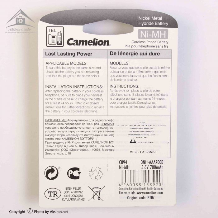 Camelion HHR-P107 / C094 Battery