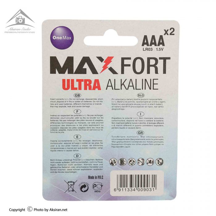 MaxFort Ultra Alkaline AAA Battery