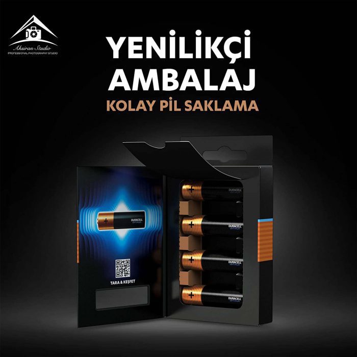 باتری قلمی دوراسل DURACELL پک چهارتایی مدل OPTIMUM