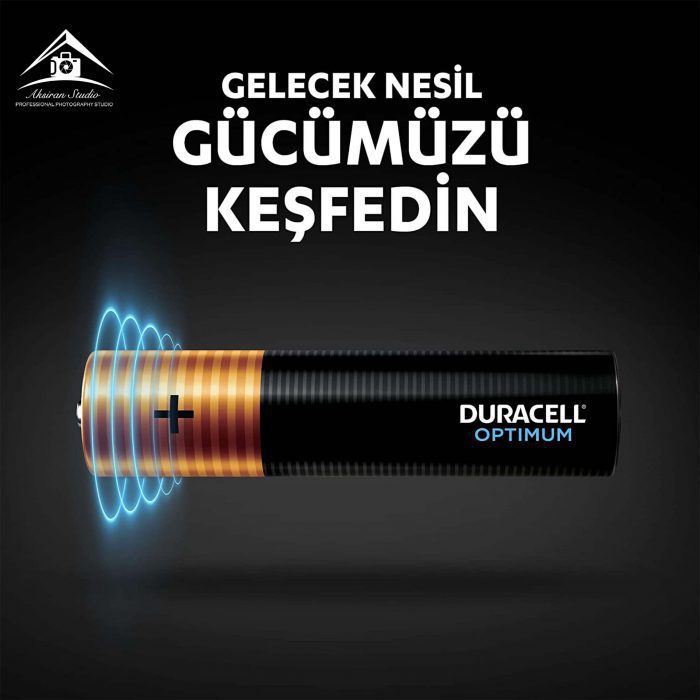 باتری نیم قلمی دوراسل DURACELL پک چهارتایی مدل Optimum