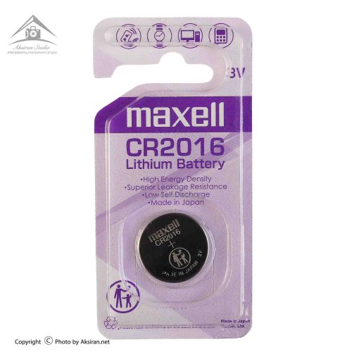 خرید باتری لیتیوم سکه ای مکسل مدل CR2016