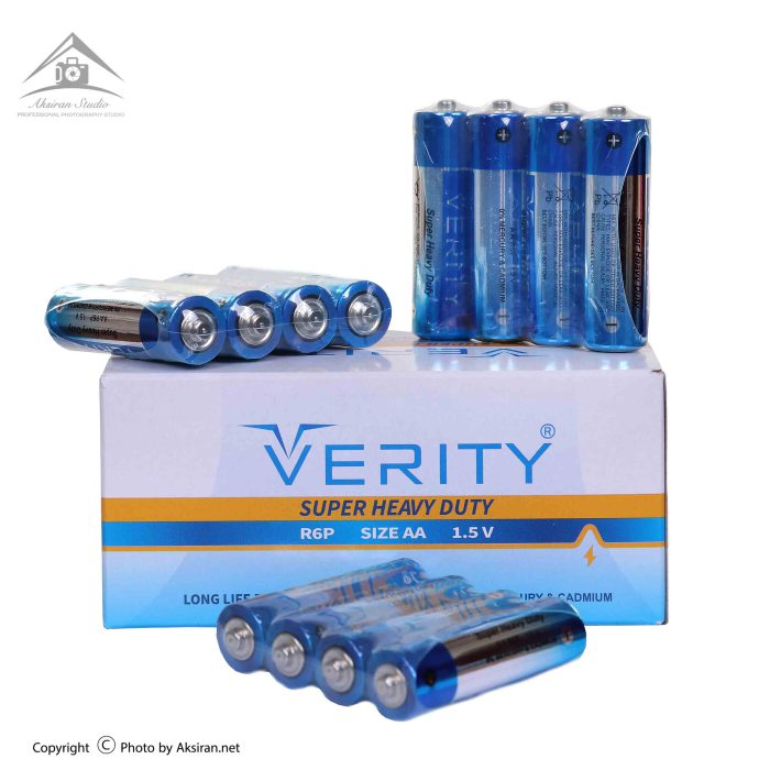 باتری چهارتایی قلمی Verity Super Heavy Duty R6P 1.5V AA شرینک