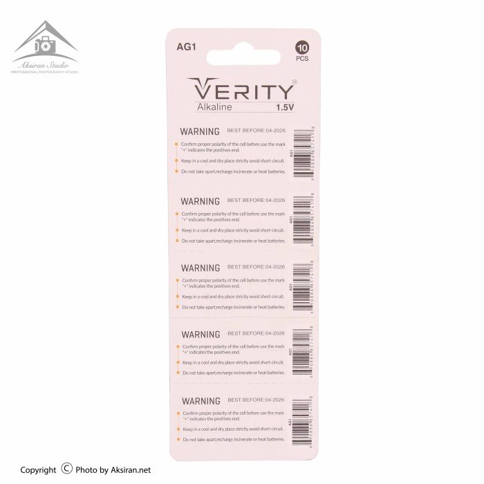 Verity AG1 LR621 1.5V Watch Battery