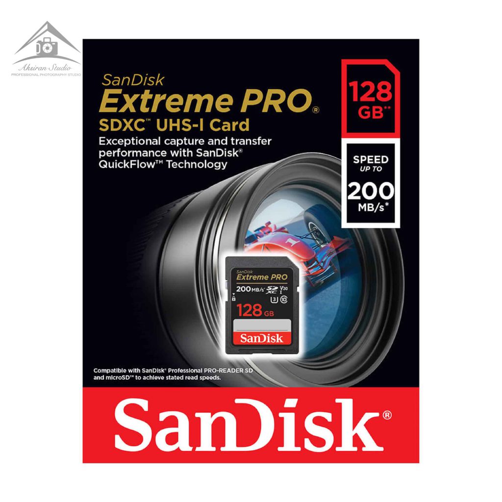 رم اس دی 128 گیگابایت SanDisk Extreme Pro V30