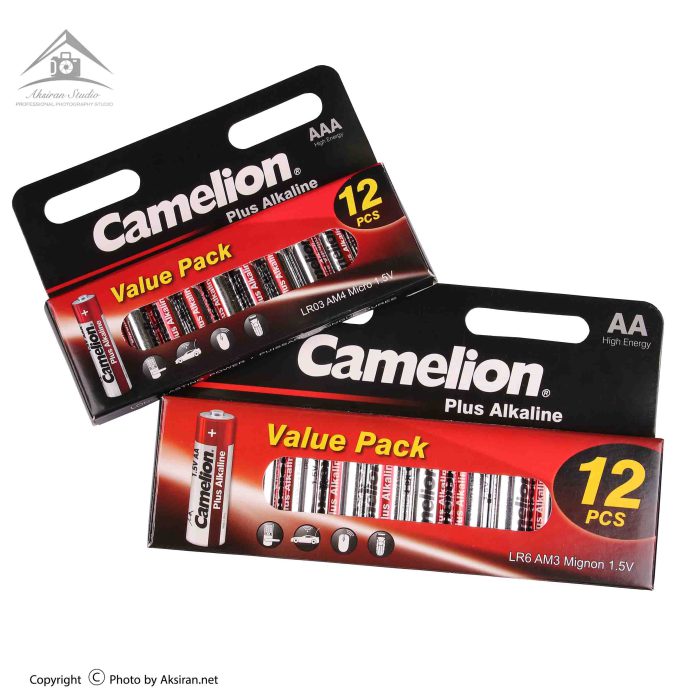 باتری کملیون مدل Camelion Plus Alkaline بسته 12 عددی