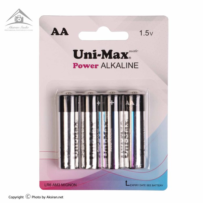 باتری قلمی یونی مکس مدل Power Alkaline بسته 4 عددی