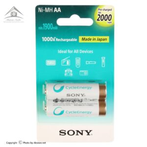 باتری قلمی قابل شارژ سونی مدل NH-AA-B2KN بسته 2 عددی