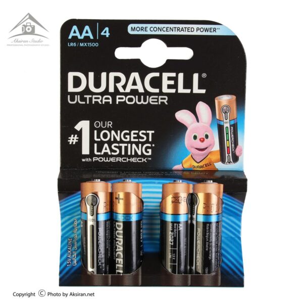 باتری قلمی دوراسل مدل Ultra Power بسته 4 عددی