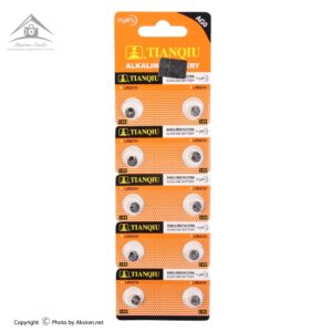 باتری ساعتی تیانکیو مدل AG0 LR521 379 بسته 10 عددی