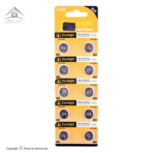 باتری ساعتی تیانکیو مدل AG8 LR1120 391 بسته 10 عددی
