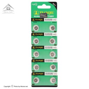 باتری ساعتی تیانکیو مدل AG11 LR721 362 بسته 10 عددی