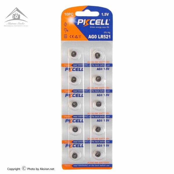 باتری ساعتی پیکسل مدل AG0 LR521 379A بسته 10 عددی