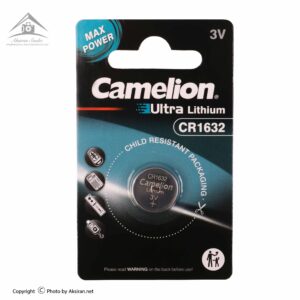 باتری سکه ای کملیون مدل CR1632 سری اولترا لیتیوم