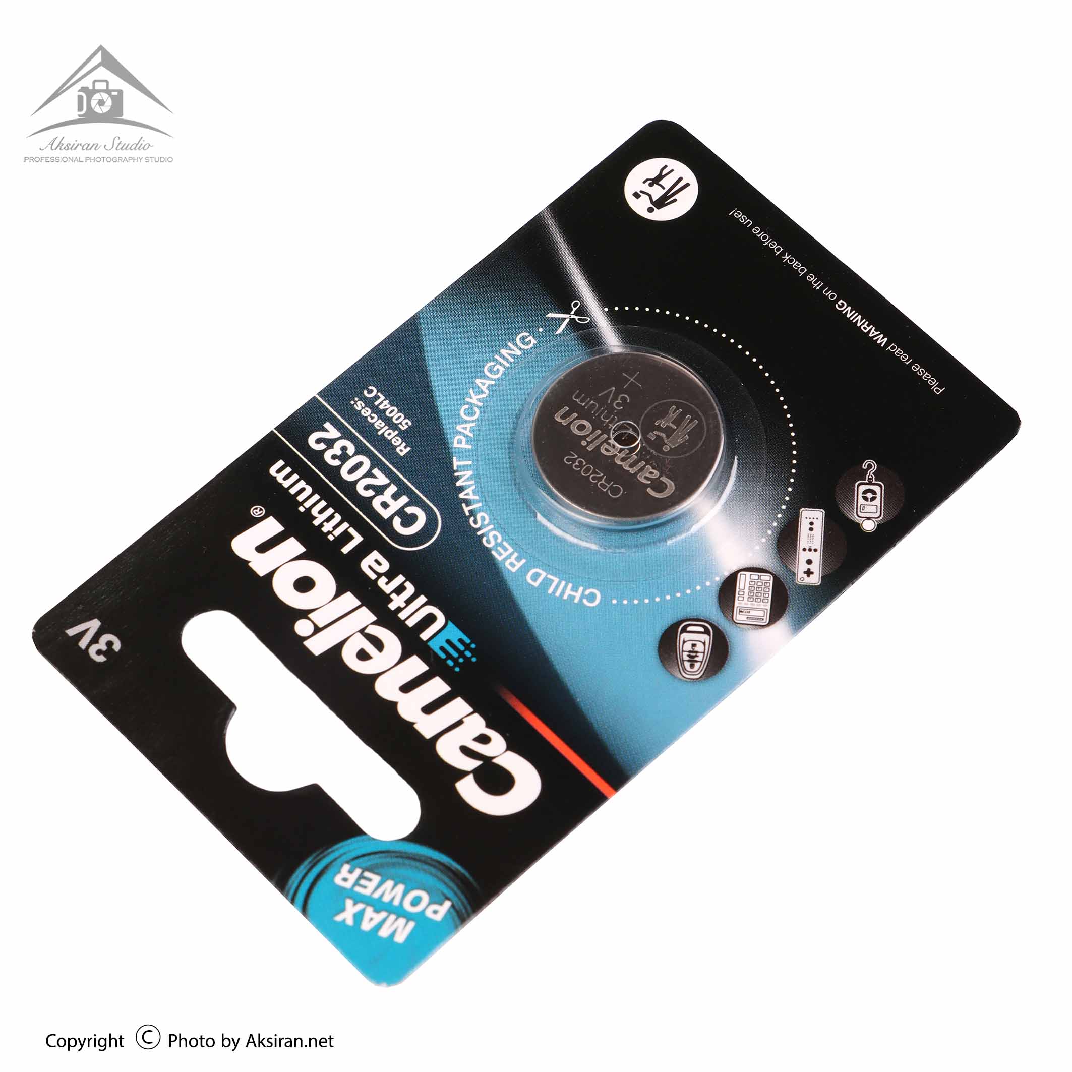 باتری CR2032 کملیون مدل Ultra Lithium