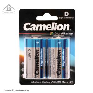 باتری بزرگ D کملیون مدل Digi Alkaline بسته 2 عددی