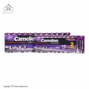 باتری کملیون مدل اولترا آلکالاین شیرینگ بسته 12 تایی