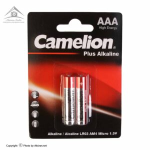 باتری نیم قلمی کملیون مدل Plus Alkaline بسته 2 عددی