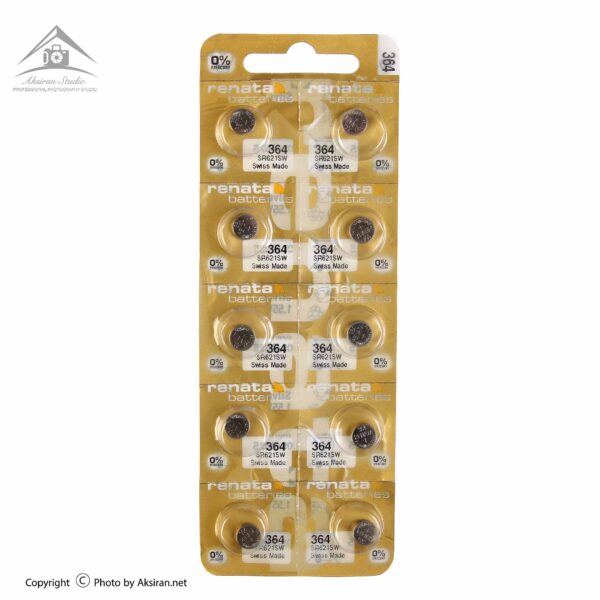 باتری ساعتی رناتا مدل SR621SW 364 Gold بسته 1 عددی