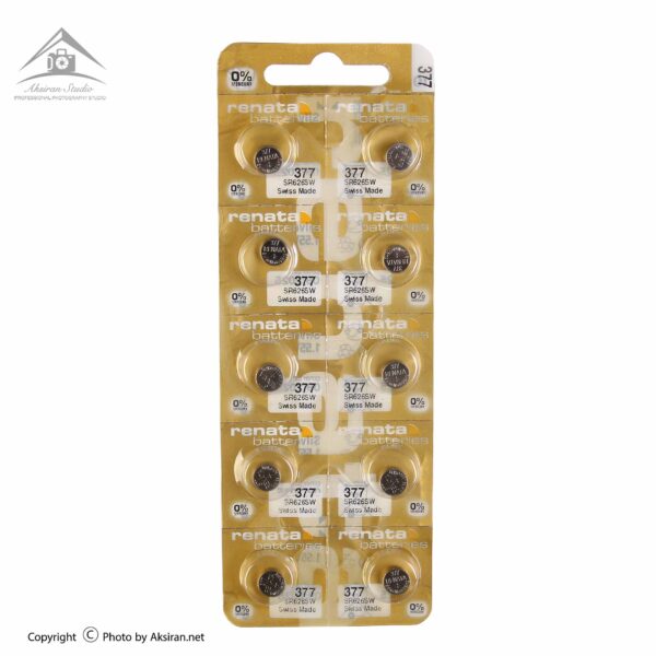 باتری ساعتی رناتا مدل SR626SW 377 Gold بسته 1 عددی
