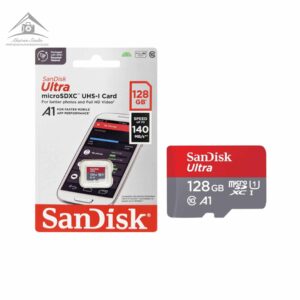 کارت حافظه سن دیسک MicroSDXC مدل Ultra A1 کلاس 10 استاندارد UHS-I سرعت 140MBps ظرفیت 128 گیگابایت