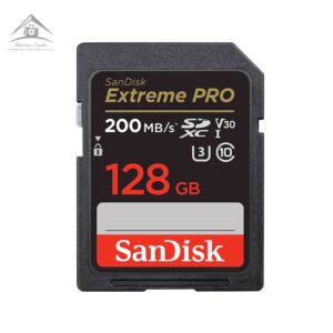 کارت حافظه SDXC سن دیسک مدل Extreme Pro V30 کلاس 10 استاندارد UHS-I U3 سرعت 200mbs ظرفیت 128 گیگابایت