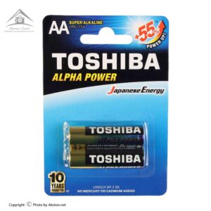 باتری قلمی توشیبا مدل Alpha Power بسته 2 عددی