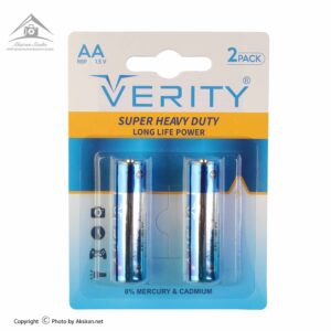 باتری قلمی وریتی مدل Super Heavy Duty بسته 2 عددی