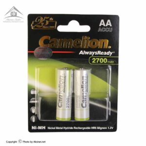 باتری قلمی قابل شارژ کملیون مدل Always Ready با ظرفیت 2700 میلی آمپر بسته 2 عددی