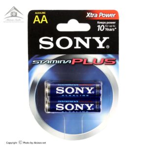 باتری قلمی سوپر آلکالاین سونی مدل Stamina Plus بسته 2 عددی