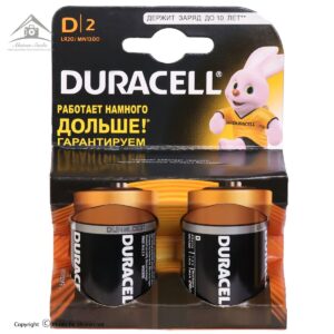 باتری سایز بزرگ D دوراسل مدل DURALOCK LR20 MN1300 بسته 2 عددی