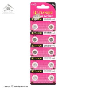 باتری ساعتی تیانکیو مدل AG2 LR726 397 بسته 10 عددی