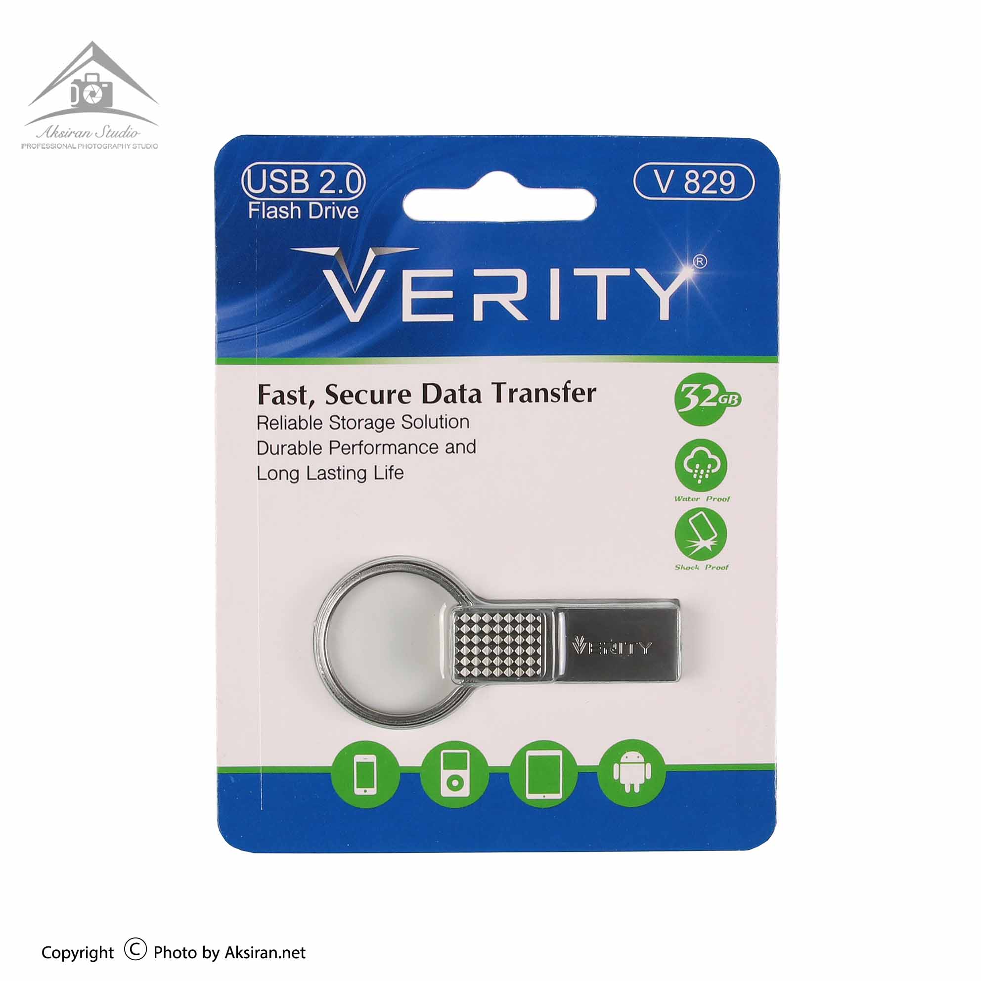 فلش مموری وریتی مدل V829 USB2.0 با ظرفیت 32 گیگابایت