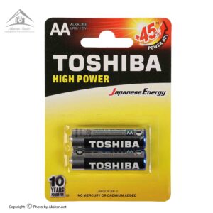 باتری قلمی توشیبا مدل High Power بسته 2 عددی