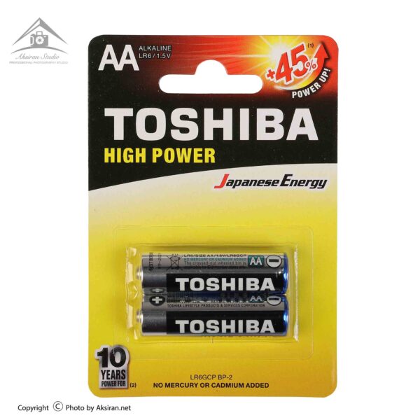 باتری قلمی توشیبا مدل High Power بسته 2 عددی