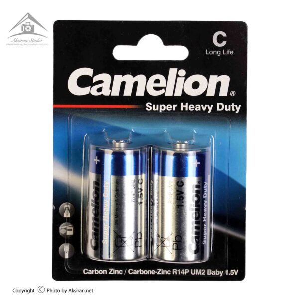 باتری متوسط C کملیون مدل Super Heavy Duty بسته 2 عددی