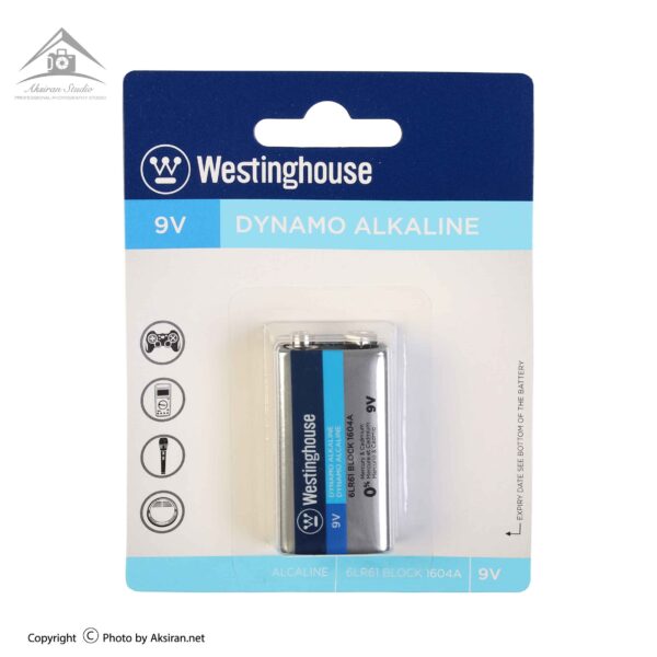 باتری کتابی وستینگهاوس مدل Dynamo Alkaline 6LR61