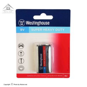 باتری کتابی وستینگهاوس مدل Super Heavy Duty 6F22
