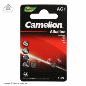 باتری ساعتی کملیون مدل AG1 LR621 364 بسته 2 عددی