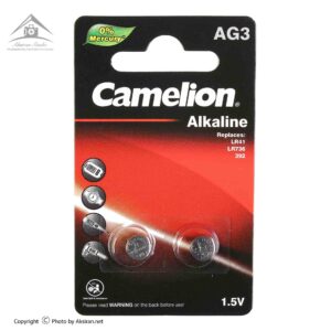 باتری ساعتی کملیون  مدل AG3 LR41 392 بسته 2 عددی