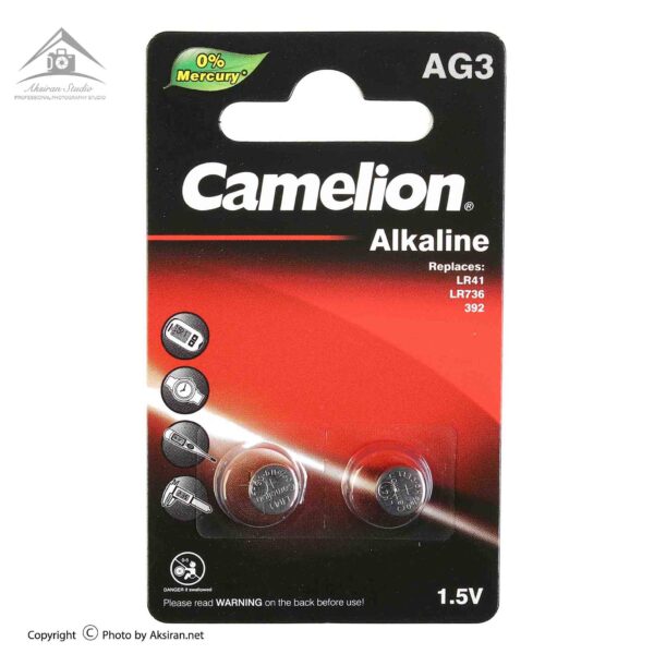 باتری ساعتی کملیون  مدل AG3 LR41 392 بسته 2 عددی