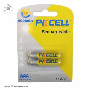 باتری نیم قلمی قابل شارژ پیکسل مدل Green Energy 600 بسته 2 عددی