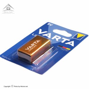 باتری کتابی آلکالاین وارتا مدل Longlife بسته 1 عددی