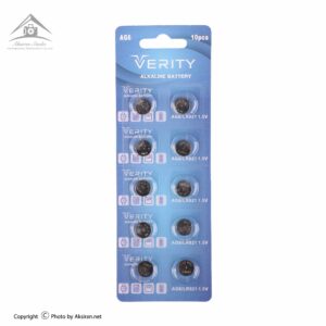 باتری ساعت وریتی مدل AG6 LR921 371 بسته 10 عددی