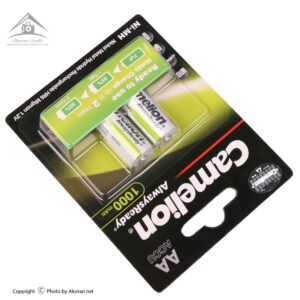 باتری قلمی شارژی کملیون مدل Always Ready با ظرفیت 1000 میلی آمپر ساعت بسته 2 عددی
