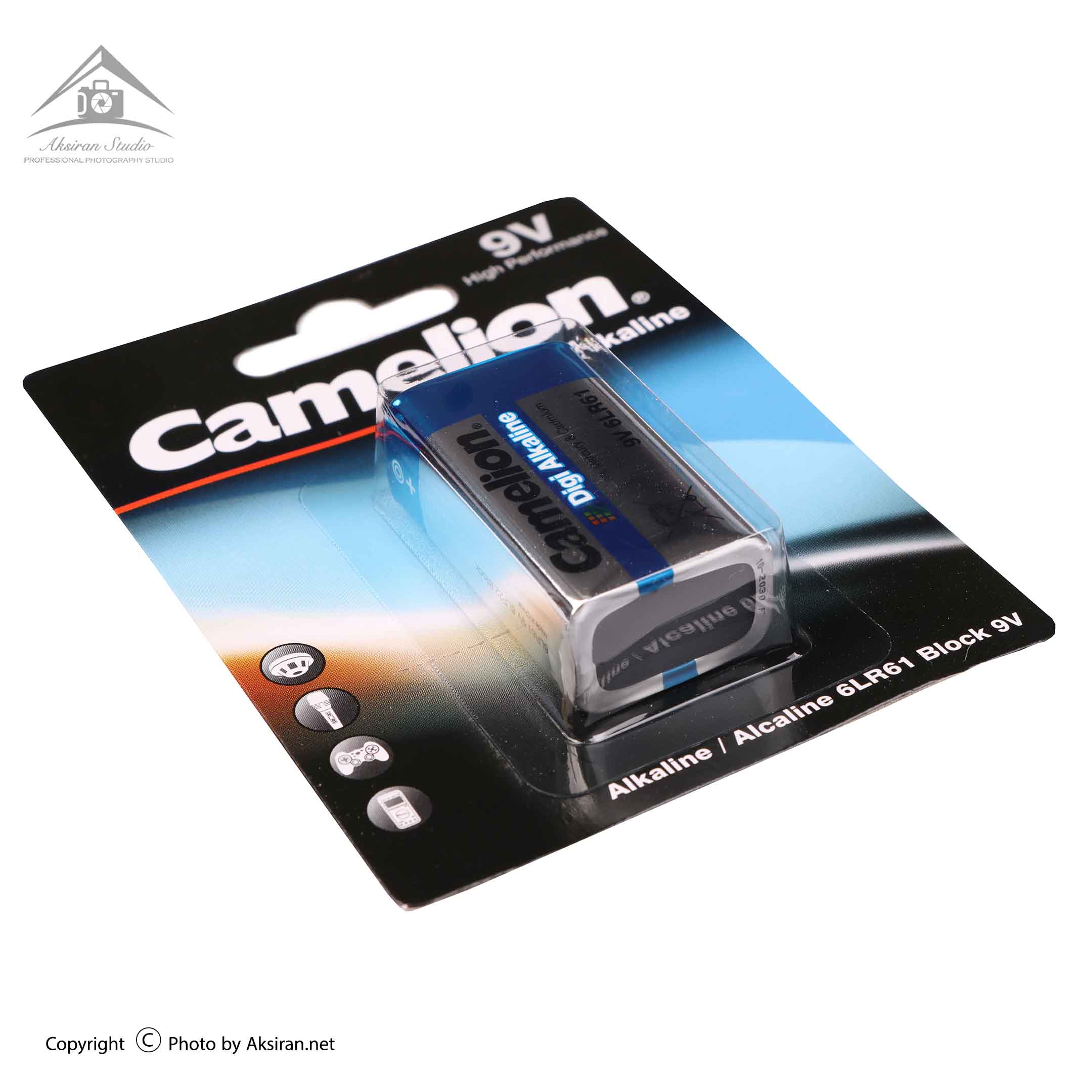 باتری کتابی کملیون مدل Digi Alkaline 6LR61