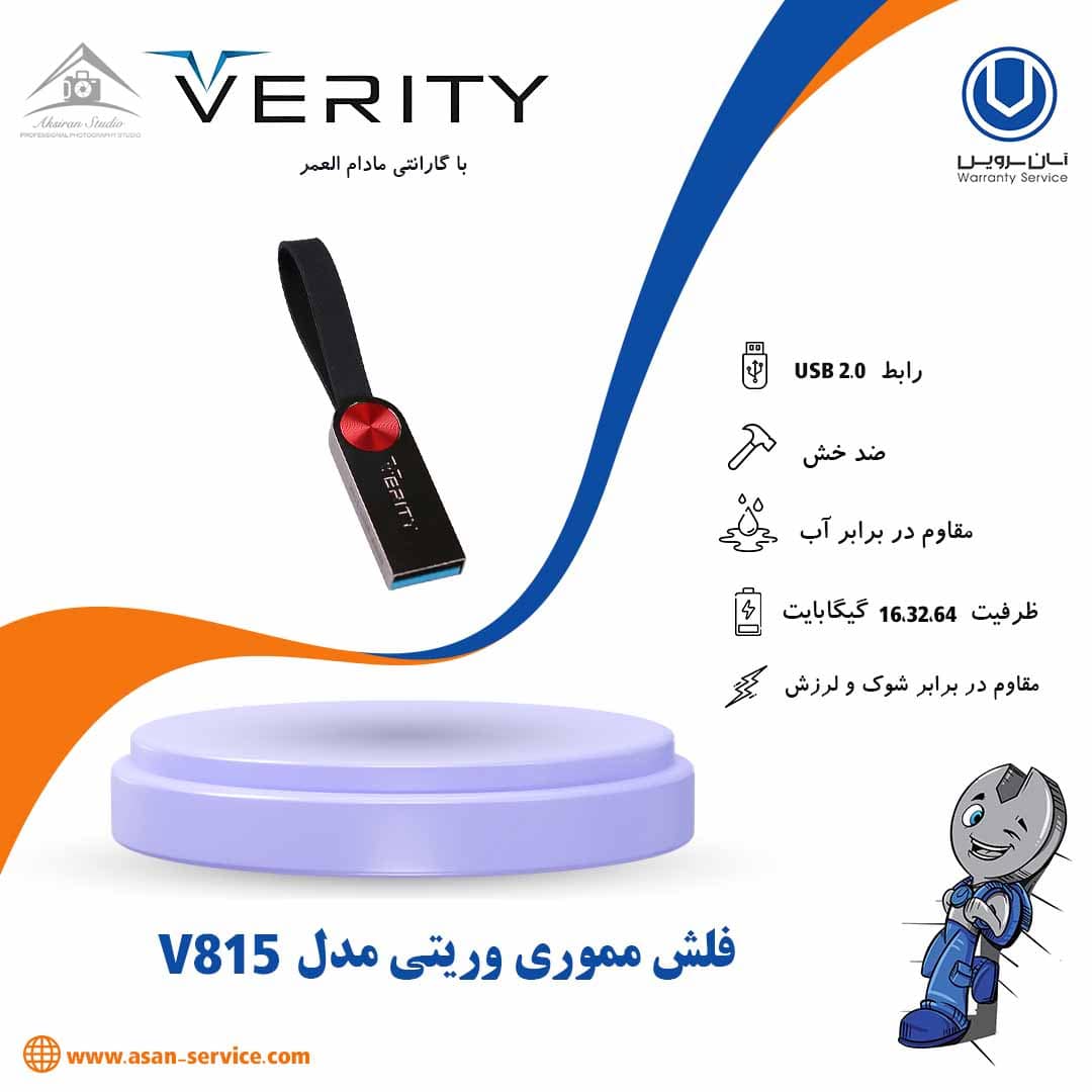 verity v815 flash memory