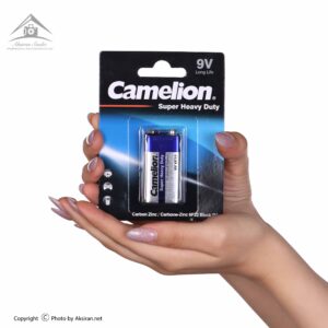 باتری کتابی 9V کملیون مدل Super Heavy Duty 6F22 کارتی