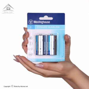 باتری سایز متوسط وستینگ هاوس مدل Dynamo Alkaline بسته 2 عددی