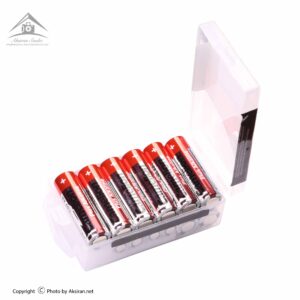 باتری قلمی و نیم قلمی کملیون مدل پلاس آلکالاین میکس 8AA|4AAA بسته 12 عددی