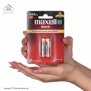 باتری نیم قلمی مکسل مدل Digital XL بسته 2 عددی